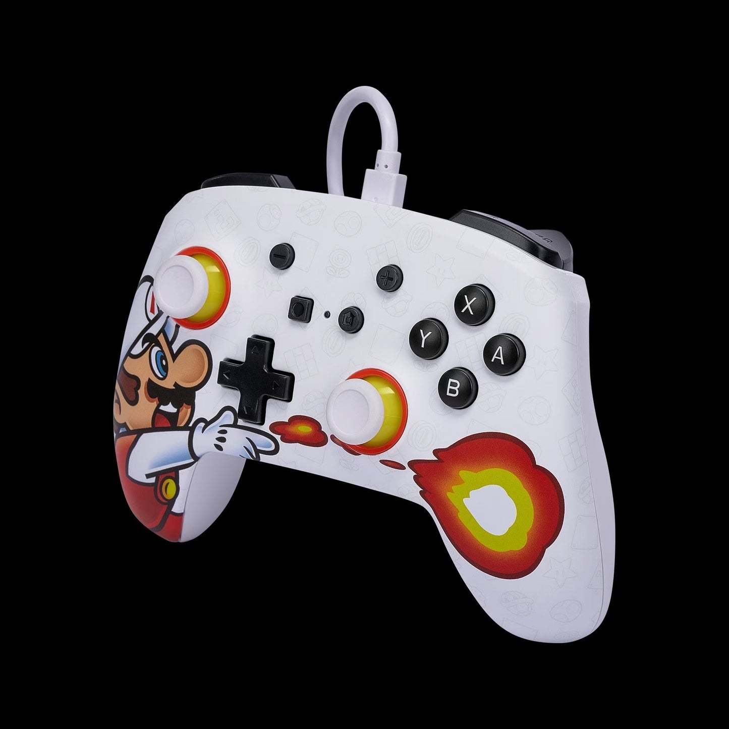 Controller con cavo per Nintendo Switch - Mario in fiamme