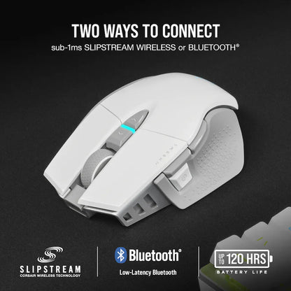 Mouse da gioco FPS Corsair M65 RGB ULTRA WIRELESS — Bianco