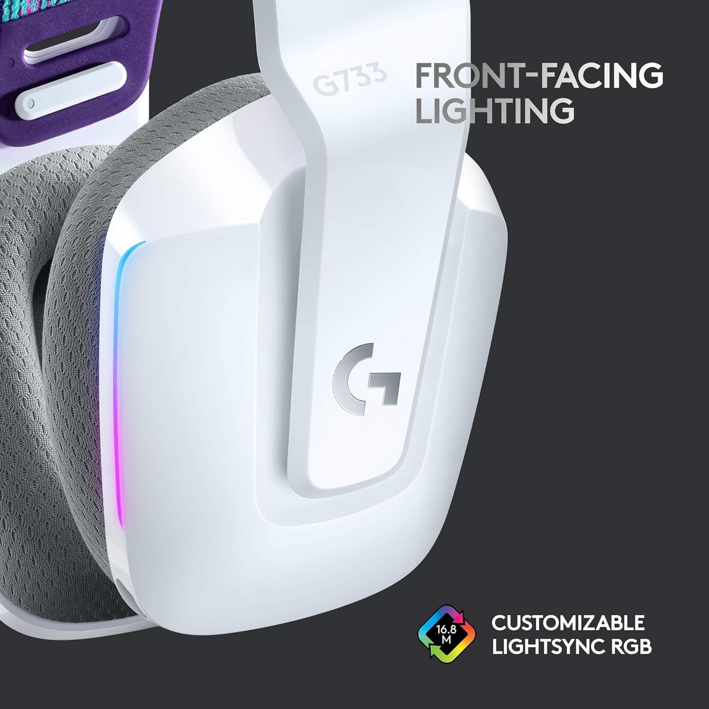 Logitech G733 Cuffie da gioco wireless LIGHTSPEED