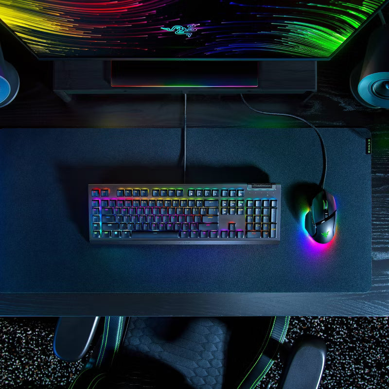 Razer BlackWidow V4 X - Switch verde - Nero