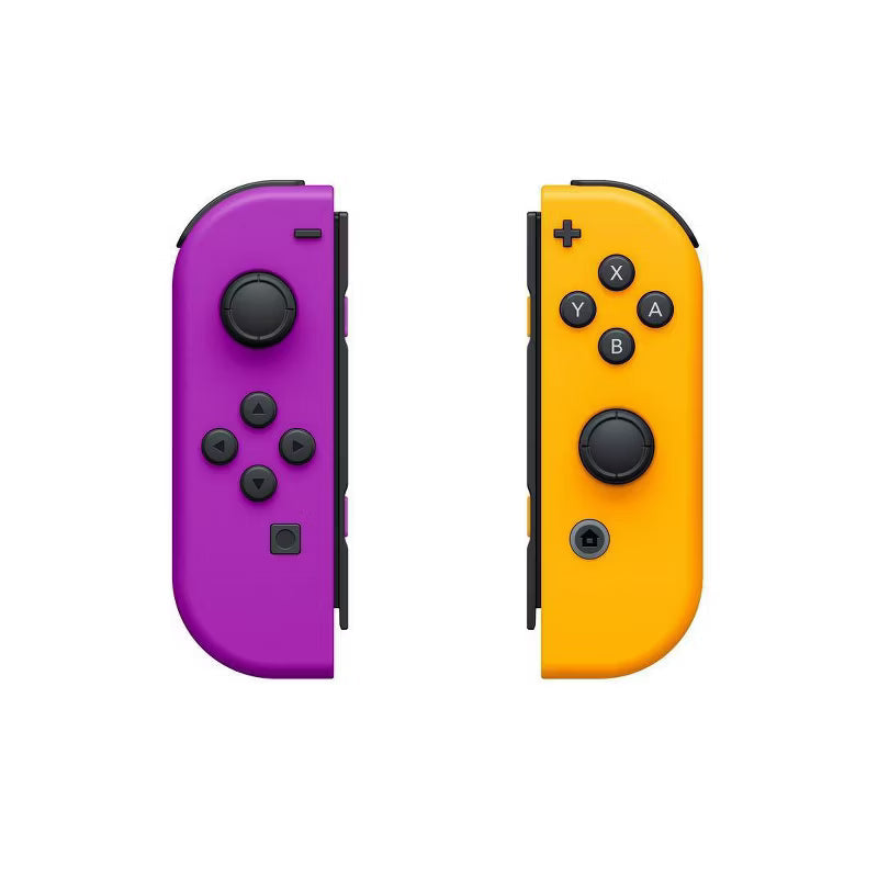 Set da due Joy-Con viola neon (I) e arancione neon (D) per Nintendo Switch