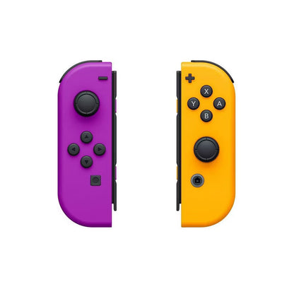 Set da due Joy-Con viola neon (I) e arancione neon (D) per Nintendo Switch