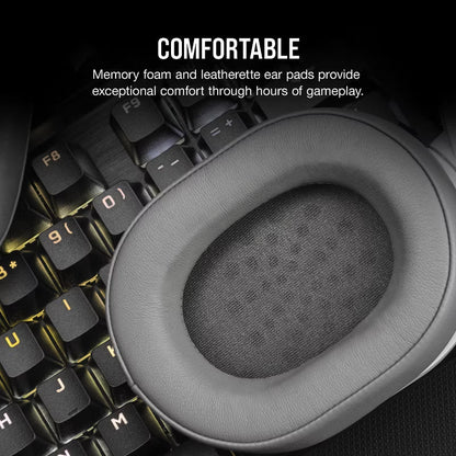 Corsair Cuffie da gioco con cavo HS55 SURROUND — Bianco
